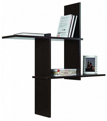 Полка навесная Кубик-3 венге