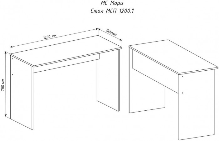 Модульная детская Мори, композиция 1, Белый