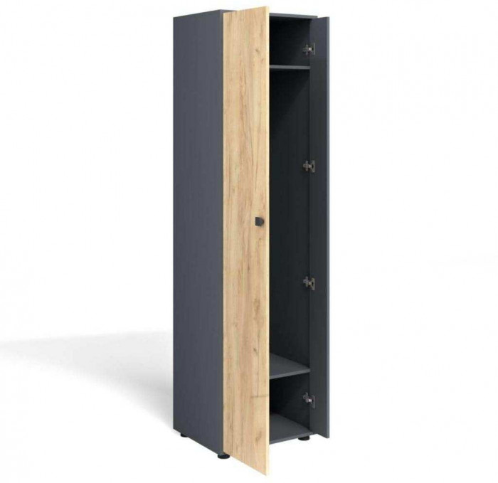 Шкаф Мини-Лайт МЛ-2 дуб крафт/графит