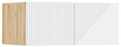 Антресоль к шкафу Ирис (900), Крафт золотой/Браш вайт