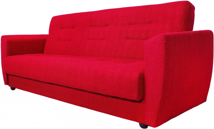 СПБ Диван Лира 140 красный ППУ