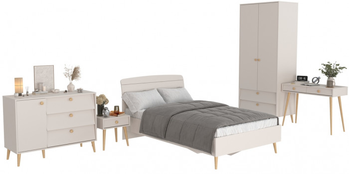 Афина Спальня 25-1200, кашемир серый