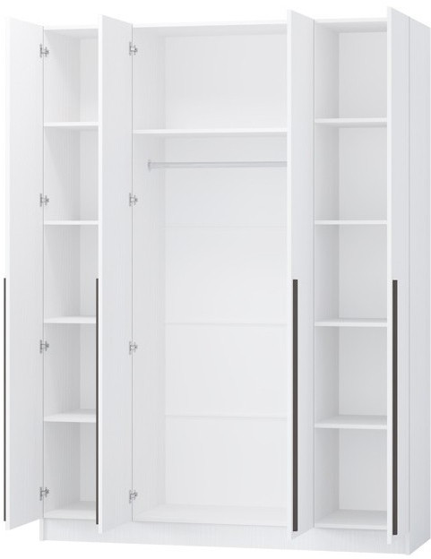 Шкаф Бастион ЛДСП 1,6 (Крафт золотой / Белый древесный)