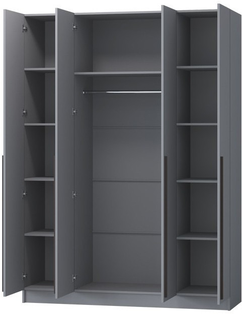 Шкаф Бастион ЛДСП 1,6 (Крафт золотой / Белый древесный)