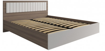 МС Роза Кровать 140, Орех Франклин карамель/Графит скин