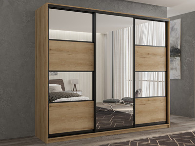 Шкаф-купе Кааппи 5 Эвок Прибрежный 210х60х230 см