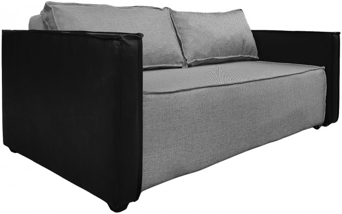 Диван-кровать Барон 120, аккордеон, 120х200, рогожка, коричневый