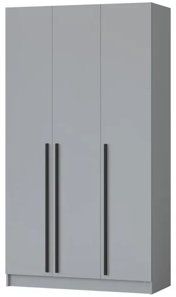 Шкаф Бастион 1500 №2 с антресолью, Серая гавань