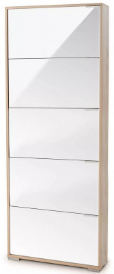 Обувница VIVA 5 Дуб сонома/Стекло