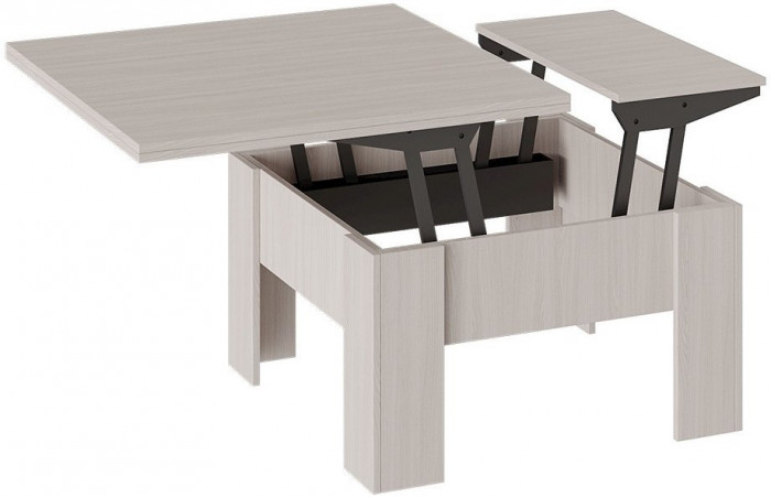 Стол журнальный Тип 10 (Дуб Крафт Белый)