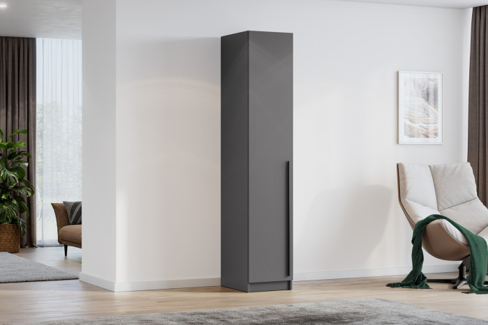 Шкаф Берген ШК-400, Серый графит