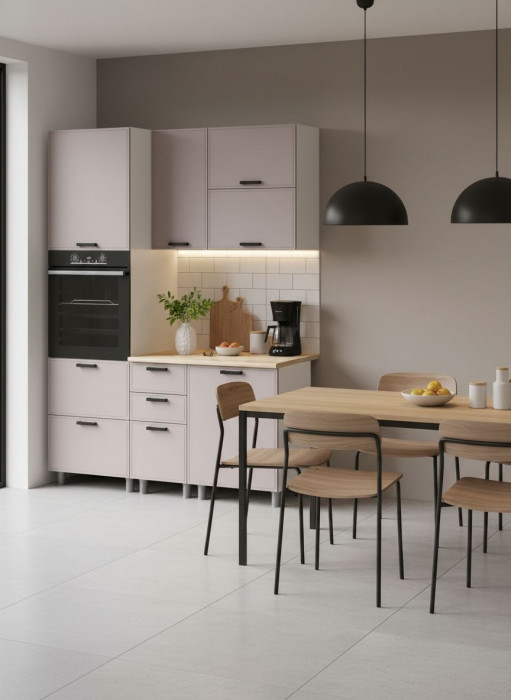 МК Аленушка 1,6м ПД 2 Магнолия Кашемир,скоба черный,сонома