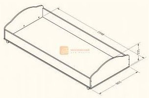Кровать-чердак Дюймовочка-5.1, зеленая