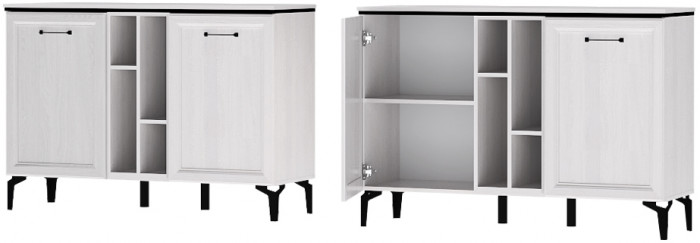 Модульная Гостиная Шарм, набор 2, Ясень Анкор Светлый