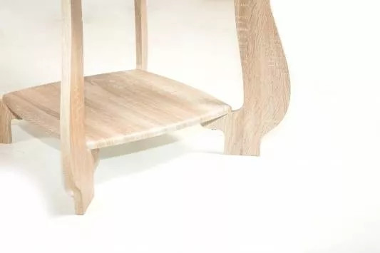 Стол журнальный СЖ-22 с рисунком Р4/дуб сонома