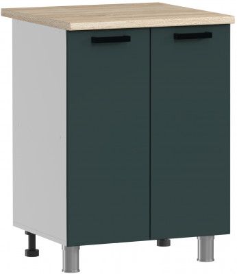 МК Аленушка Н 600 Лаванда Изумруд, скоба черный (со столешницей)