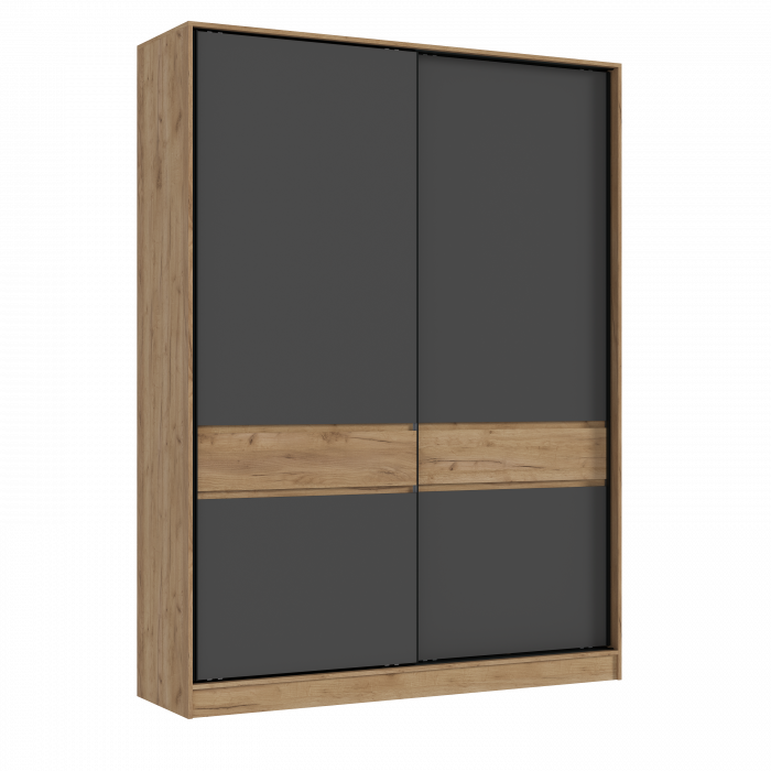 Спальня Роджина дуб крафт/графит