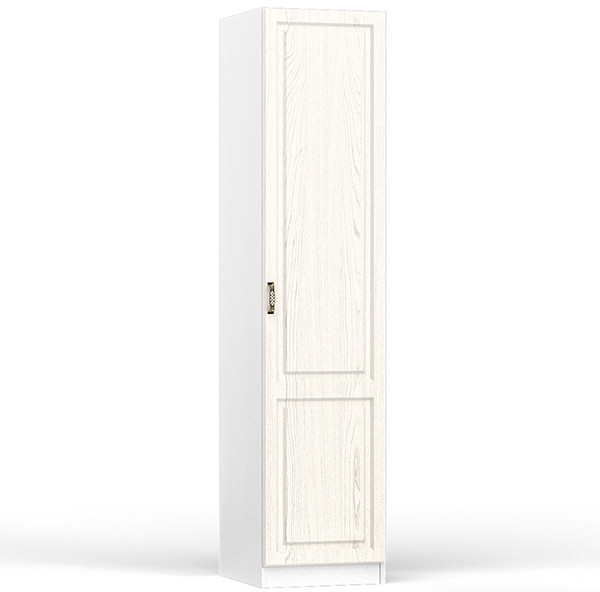 Ливерпуль Шкаф 13.27, цвет ясень ваниль/белый, ШхГхВ 50х54,1х220,3 см., универсальная сборка, подходит карниз 500С #1021700