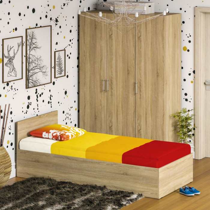 Спальня Стандарт 1-0900, дуб сонома