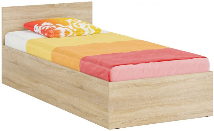 Стандарт Кровать 0900, дуб сонома