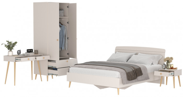 Афина Спальня 26-1600, кашемир серый