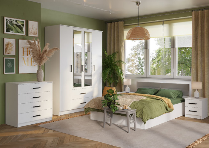 Кровать с реечным настилом Фьюжн КР-18 160х200