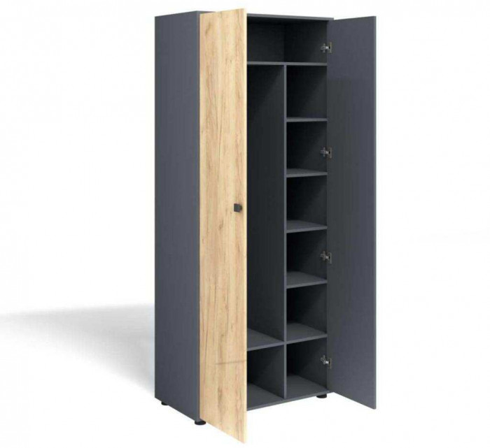 Шкаф Мини-Лайт МЛ-9 дуб крафт/графит