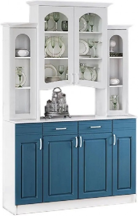 Буфет Констанция 4-хдверный, Голубой