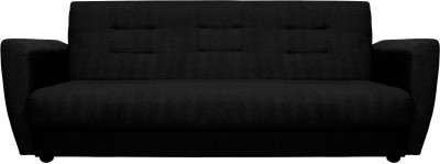 Диван Лира 120 черный ППУ