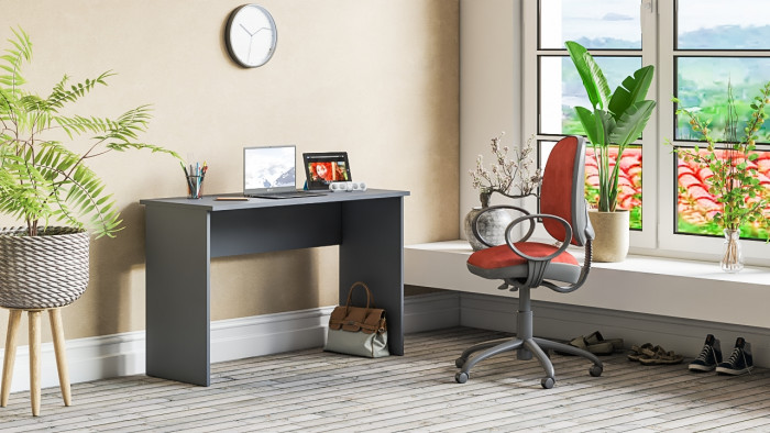 Мори письменный стол МСП1200.1, графит