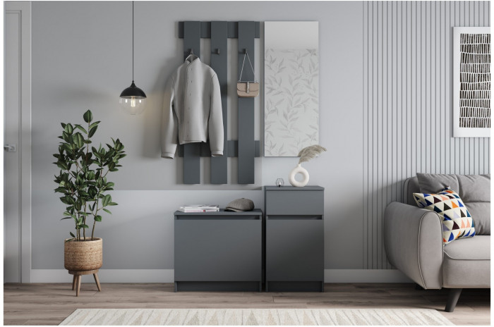 Модульная прихожая Мори, графит