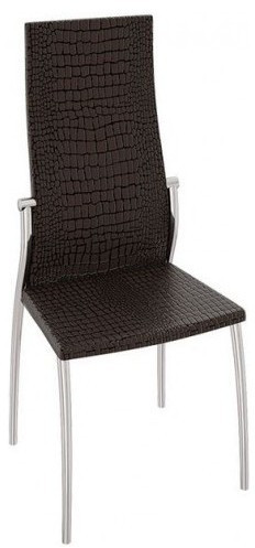 Комфорт-М Стул СМ-СРП-048 Гранд (Каркас Эмаль Бриллиант, Белый Аллигатор к/з 218 (белый))