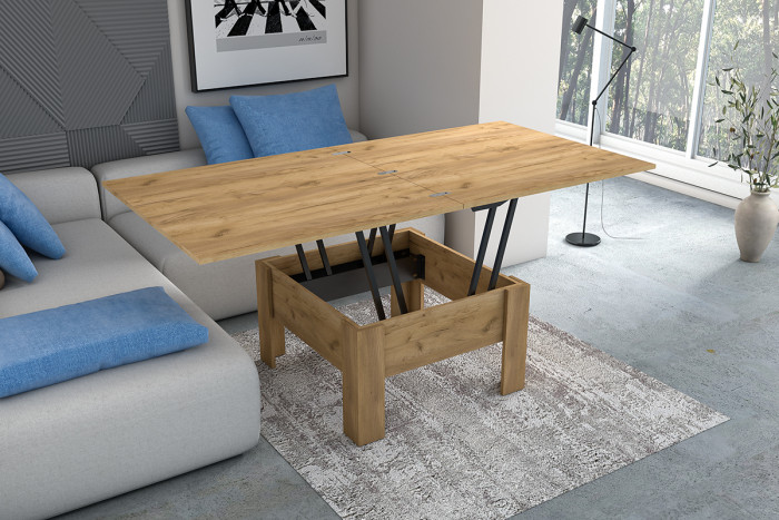 Стол Трансформер, Дуб Крафт Золотой