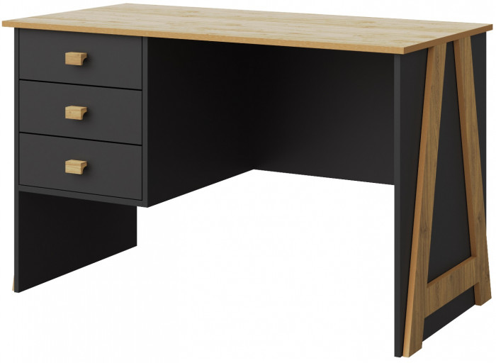 Модульная подростковая комната "Скандинавия" - Антрацит/Дуб наварра