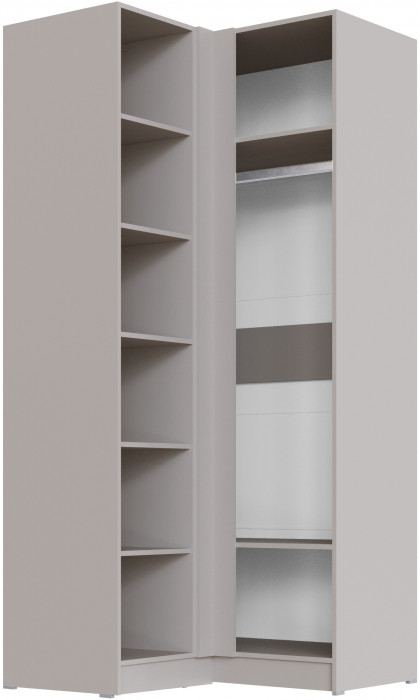 Шкаф угловой Вегас, Кашемир/Дуб крафт золотой