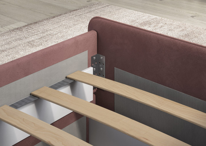 Кровать Тото 90х200 с ящиками, Микровелюр Zeekr-27