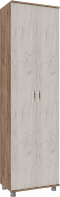 Шкаф платяной Микс-Арт, Дуб крафт табачный/Крафт серый