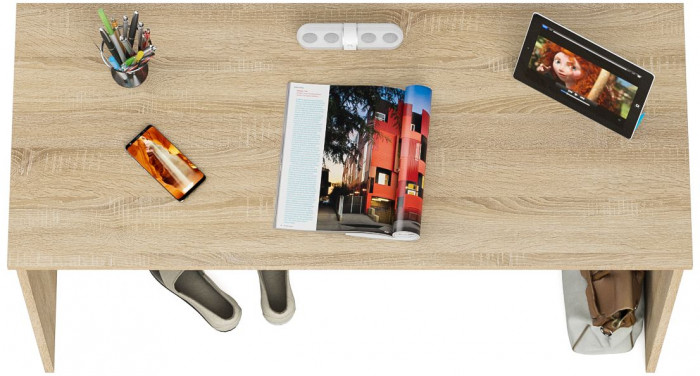 Мори письменный стол МСП1200.1, дуб сонома