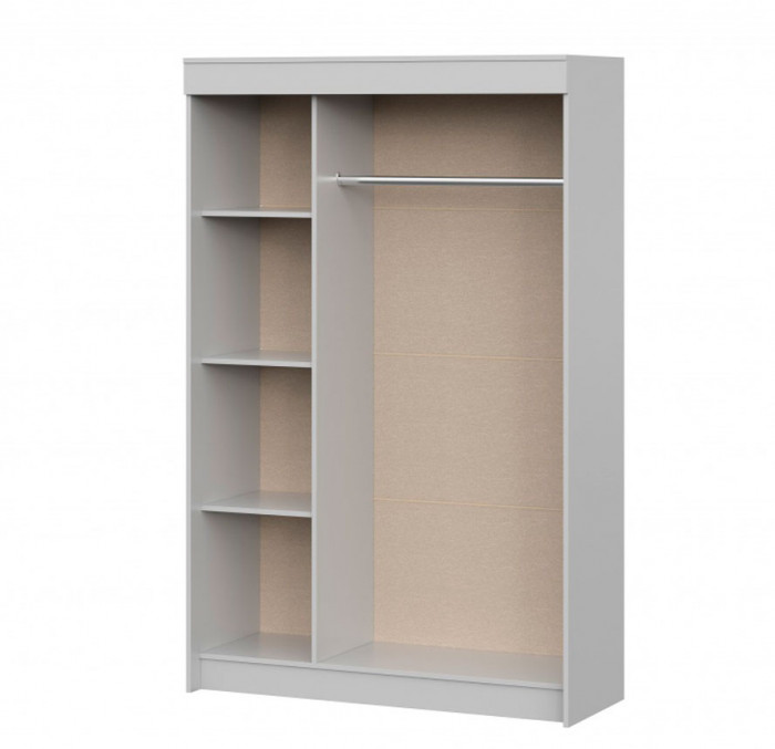 шкаф-купе Бассо серый/антрацит