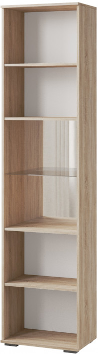 Ливорно Пенал с витриной ЛШ-5 дуб сонома