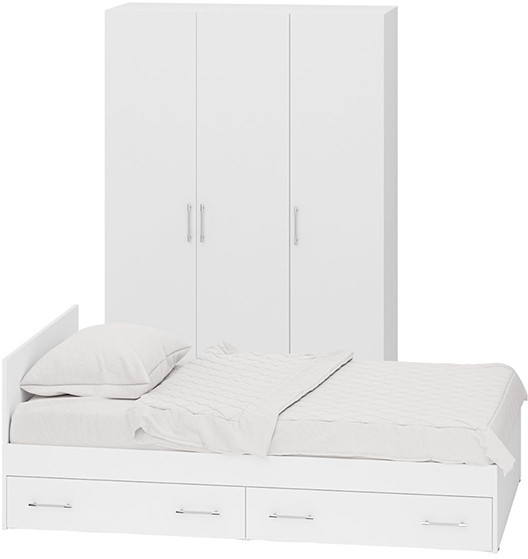 Спальня Стандарт 1-1200Я, белый