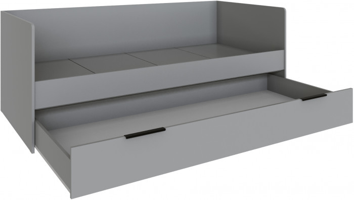 Кровать Мадрид (0,9) универсальная, Камень серый