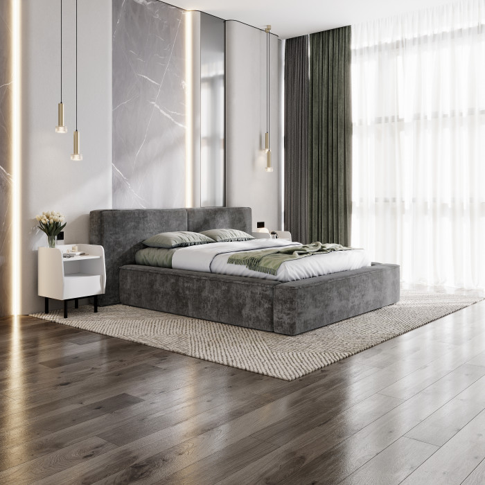 Кровать с подъемным механизмом Релакс КР-14 (1,4м), Грифельный