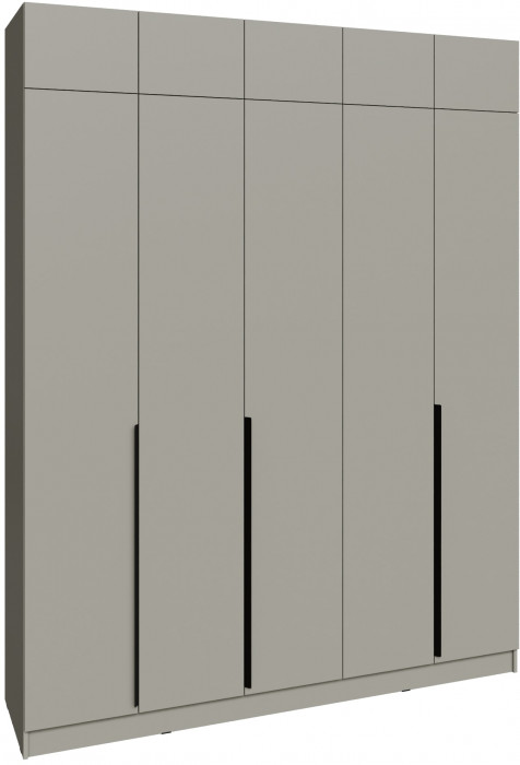 Шкаф 2,0 с антресолью Мадрид, Мокко