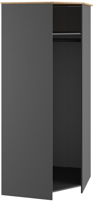 Шкаф угловой Теодора, Графит