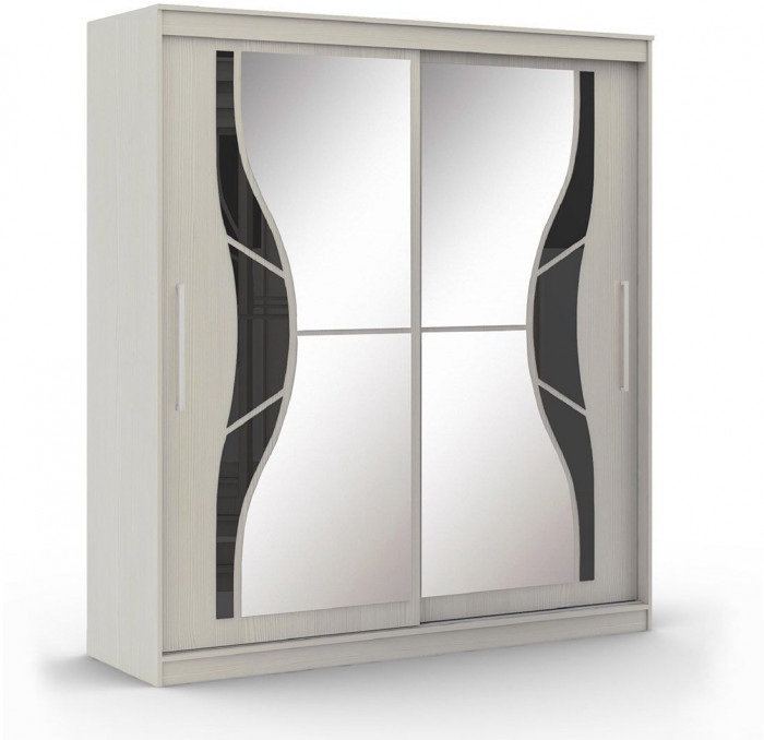 Оскар 11-2 Шкаф-Купе Ясень Шимо светлый