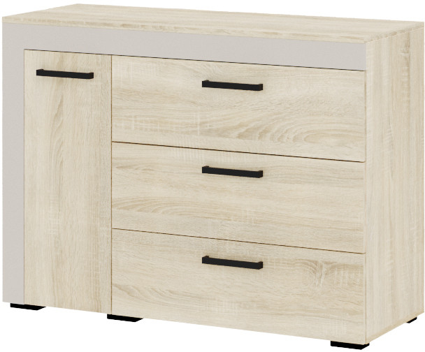 Комод "Адель" - Дуб сонома/Кашемир
