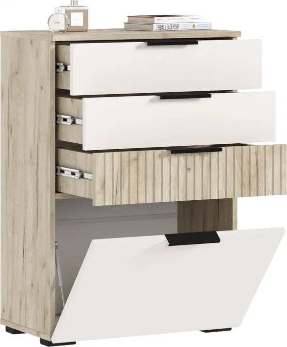 Модульная гостиная Роджина, Крафт серый/Кашемир