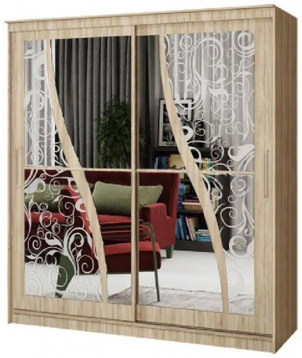 Шкаф-купе Элегант 2 1700 (Венге)