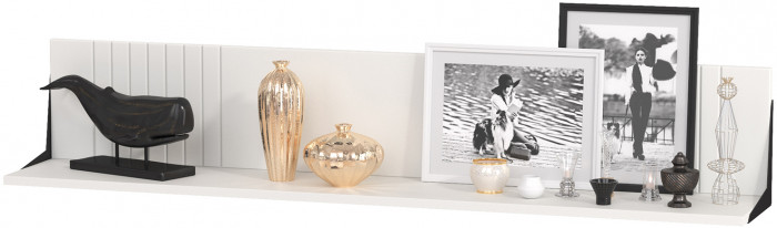 Валенсия Гостиная № 096, ЛДСП белый шагрень/МДФ белый шагрень